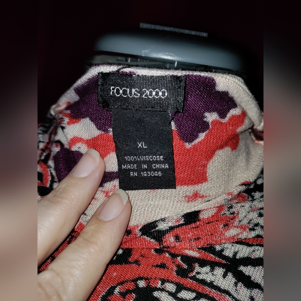 Beautiful Multi Color Open Cardigan - image 5